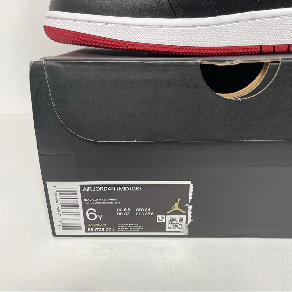 Nike Air Jordan 1 Retro Mid Banned Bred NEW - Picture 4 of 4